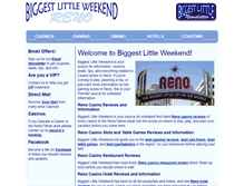 Tablet Screenshot of biggestlittleweekend.com